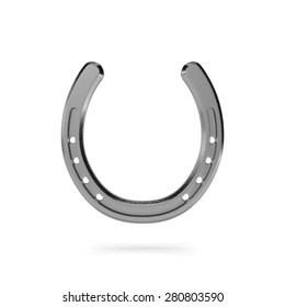 New Racing Horseshoe Isolated On White Stock Photo (Edit Now) 148369892