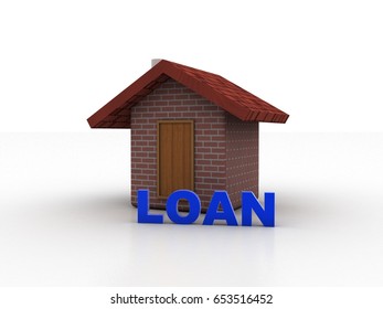 3D rendering house loan
