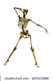3d Digital Render Human Skeleton Ushirogeri Stock Illustration 233390398