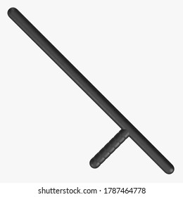 3D Rendering Illustration Of A Billy Club Baton