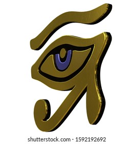 3d Rendering Illustration Eye Horus Ra Stock Illustration 1592192692 ...