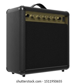 3D Rendering Illustration Of A Guitar Amplifier