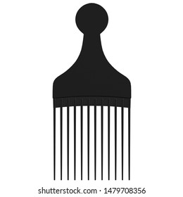 3D Rendering Illustration Of An Hair Pick Comb