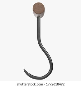 3D rendering illustration of a meat hook