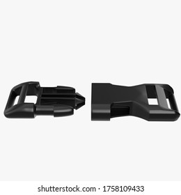 3D Rendering Illustration Of A Snap Buckle