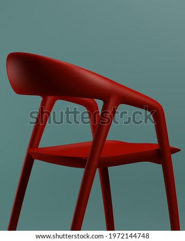 Similar – Image, Stock Photo red pause #3 Colour photo
