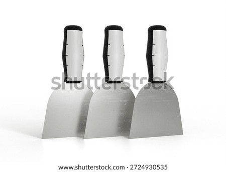 3D Rendering Industrial Scraper Tool Mockup
