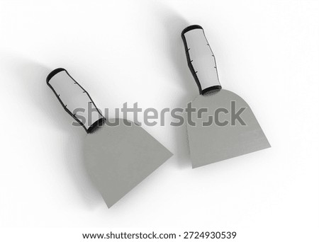 3D Rendering Industrial Scraper Tool Mockup