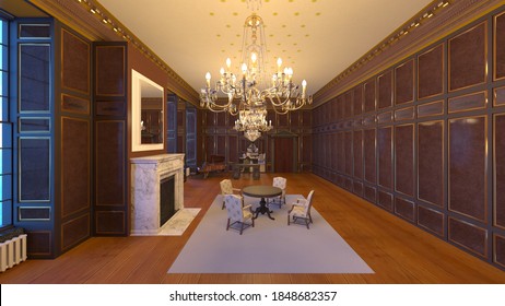 3D rendering of Inside the house