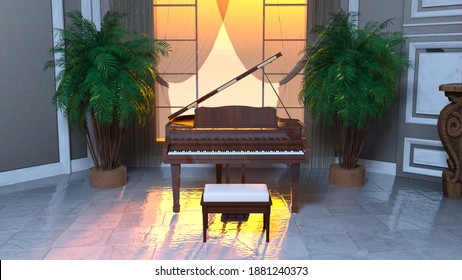 3D rendering of Inside the house