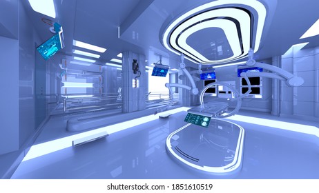 3d Rendering Inside Laboratory Stock Illustration 1851610519 | Shutterstock