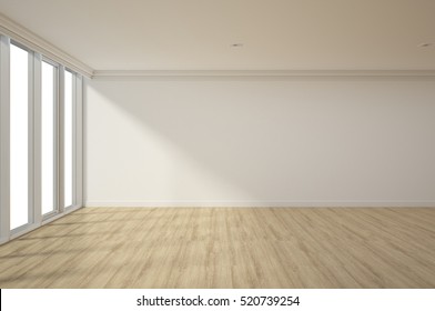 3d Rendering Interior Decoration Empty Room