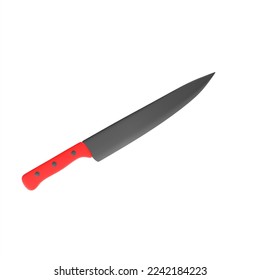 3D Rendering Of Kitchen Knife