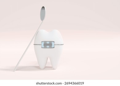 Representación 3D un diente