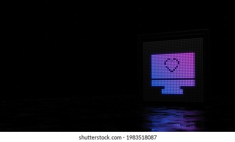 3d pared enlucido luminoso