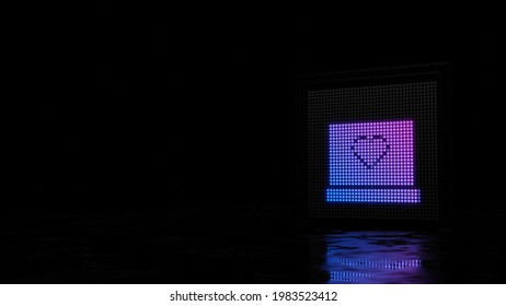 3d pared enlucido luminoso