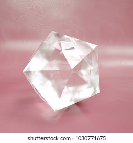 3d rendering lowpoly polygon sphere