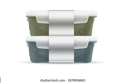3d Rendering Lunch Box Mockup Design Stock Illustration 1878906841 ...
