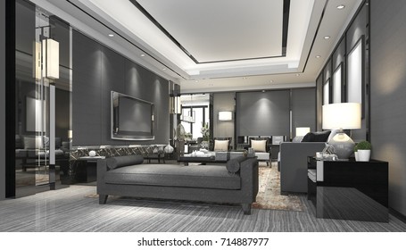 5,899 3d render luxury hotel lobby Images, Stock Photos & Vectors ...