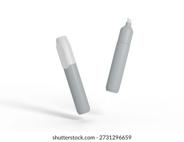 3D Rendering Marker Pen Tip Mockup