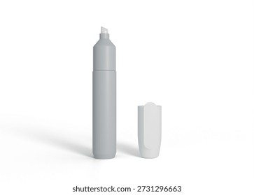 3D Rendering Marker Pen Tip Mockup