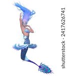 3D rendering of a mermaid
