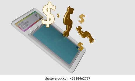 A 3D rendering of metallic gold dollar sign and several sealed graded trading card slabs. Authenticated trading cards as alternative tangible assets.
