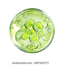 3D rendering of microscopic particles