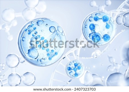 3D rendering of microscopic particles