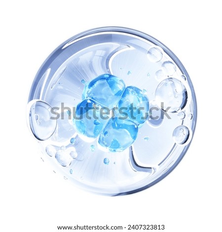 3D rendering of microscopic particles