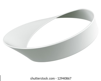 3d Rendering Of A Mobius Strip