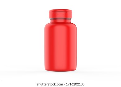 3D rendering Mock up jar for Packaging template on white background. 3d illustration