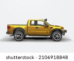 3d rendering mock up pickup