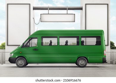3d rendering mock up truck