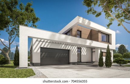 Modern House Exterior Images Stock Photos Vectors Shutterstock