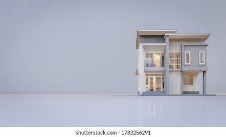 3D Rendering Of Modern House Illustration