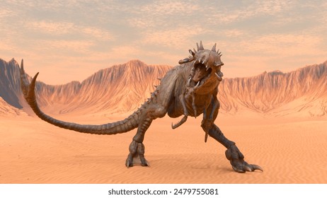 3D rendering of a monster