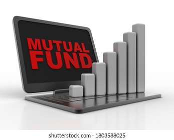 3d rendering mutual fund concept
