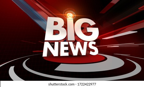 3D rendering news background is perfect for any type of news or information presentation. The background features a stylish and clean layout 