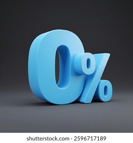 A 3D rendering of the number 