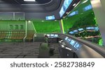 3D rendering of the observation room