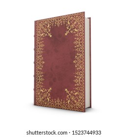 3d Rendering Old Book Isolated On Stock Illustration 1523744933 ...