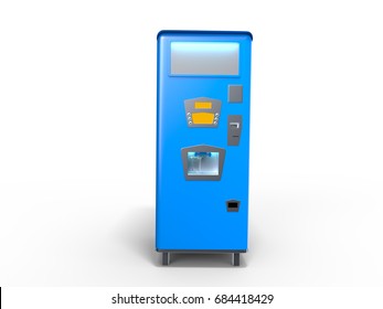 3D Rendering Of Old Soda Machine