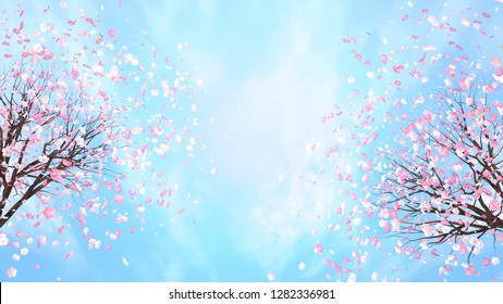 Anime Sky Background Images Stock Photos Vectors Shutterstock