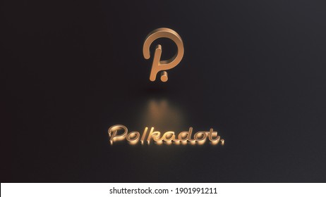 3D Rendering Of Polkadot
Cryptocurrency Golden Icon