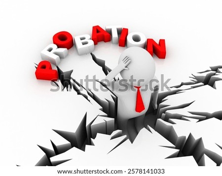 3d rendering probation period concept