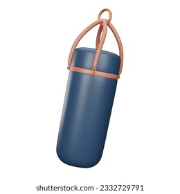 3D Rendering Punching Bag Isolated On White Background - Powered by Shutterstock