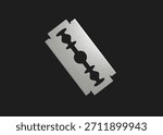 3D Rendering Razor Blade Mockup
