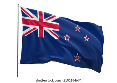 3d Rendering Real Flag Australia On Stock Illustration 2101184674 ...