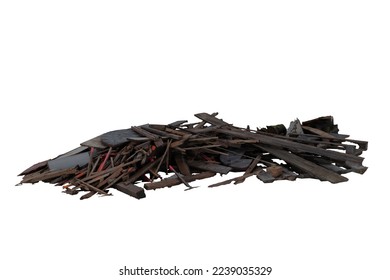 3d rendering realistic debris material